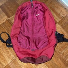 Nike red and black backpack vertical front pocket 23x 16 padded straps polyester | eBay Nike Red, Black Backpack, Red And Black, Front Pocket, Backpacks, Nike, Red, Quick Saves, Black