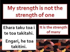 two pictures with different words in the middle one says, my strength is not the strength of one