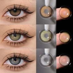 Contact Lenses For Brown Eyes, Bold Eyebrows, Eye Lens Colour, Best Colored Contacts, Green Colored Contacts, Colored Eye Contacts, Green Contacts, Trendy Outfits Indian, Coloured Contact Lenses