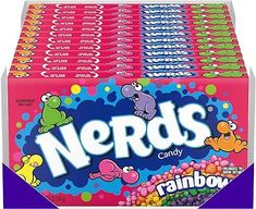 nerds candy box filled with jelly beans