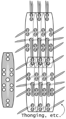 the diagram shows an arrangement of different types of screws, and how they are attached to each other