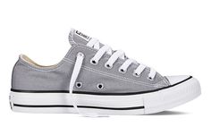 Converse Chuck Taylor All Star Seasonal Color Low Top 147137C Grey Low Top Converse, Grey Converse, Low Top Converse, Converse Low Tops, List Ideas, Cool Diy Projects, Converse Chuck Taylor All Star, Season Colors, Chuck Taylor All Star