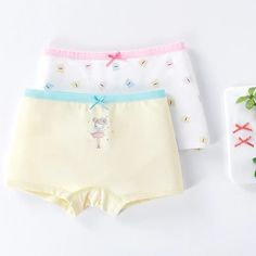 Get your little girl the ultimate comfort and style with our Girls Class A Cotton Underwear-Boxer Panties 2PK! Made from 95% cotton and 5% spandex, these panties provide a perfect fit for ages 3-13. Perfect for all seasons, this 2 pack will keep your child feeling confident and comfortable all day long. Available in a range of sizes, make sure to grab yours today! Estimated Delivery Time 14 Days-excluding weekends and holidays SPECIFICATIONS Material: COTTON /Fit: Fits true to size, take your no Cute Stretch Cotton Bottoms, Cute White Brief Bottoms, Cute Cotton Briefs, Playful White Machine Washable Bottoms, Playful Cotton Bottoms, Machine Washable, Playful Cotton Bottoms Machine Washable, Feeling Confident, Kids Fashion Clothes, Newborn Girl