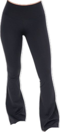 Flared Fleece Leggings - Black-K. Ellis Boutique Comfort Stretch Elastane Yoga Pants For Training, Black Stretch Sportswear Bottoms, Comfort Stretch Elastane Activewear For Running, Black Stretch Elastane Pants, Black Stretch Pants With Elastane, Black Stretch Full Length Bottoms, Black Stretch Athleisure Pants, Black Comfort Stretch Activewear For Sports, Sporty Fitted Elastane Pants