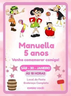 an advertisement for the spanish children's party