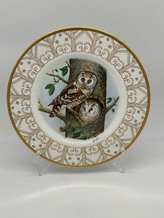 The Edward Marshall Boehm Bone China Owl Plate Collection  Boreal Owl  10.75" comes with plate hanger  no chips, cracks, crazing Please see ALL pictures as they are part of the description If you have any questions please don't hesitate to ask before bidding Shipping price is determined by the eBay/USPS calculator.  The exact size and weight of the package is entered to give you an accurate price to your location. Boreal Owl, Owl Plate, Plate Hanger, Plate Collection, Plate Hangers, Calculator, Bone China, All Pictures, Bones