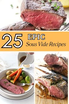 Sous vide recipes have taken the culinary world by storm, and for 
good reason! This innovative technique, meaning "under vacuum" in 
French, promises precision cooking and unbelievably delicious results. 
Imagine impossibly tender steaks with a precisely seared crust, 
restaurant-quality salmon infused with fragrant herbs, or decadent 
chocolate desserts with a luxuriously smooth texture – all achieved with
 surprising ease in your own kitchen. Cooking With A Sous Vide, Sous Vide Steak Chart, Sui Vide Recipes, Sous Vide Ideas, Sous Vide Recipes Fish, Best Sous Vide Recipes, Anova Sous Vide Recipes, Sous Vide Skirt Steak, Sous Vide Salmon Recipes