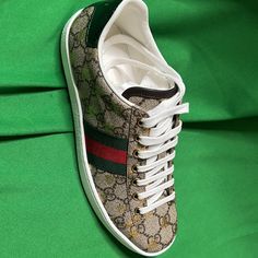 Gucci, Size 38/8, Brand New, Still In Box, Authentic!! Expensive Sneakers, Soft Tennis, Gucci Shoe, Gucci Floral, Light Sneakers, Shoes Gucci, Mid Top Sneakers, Gucci Sneakers, Tennis Sneakers