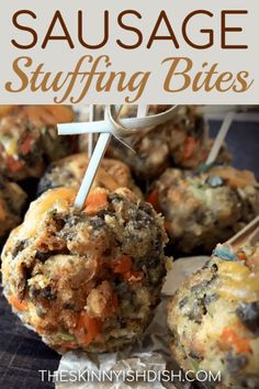 sausage stuffed bites with cheese and carrots