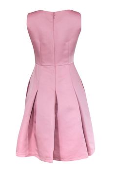 Be the darling dame of your next formal tea in this blush pink dress! This soft and sweet hue of pink adds more of a demure feel to the already ladylike fit and flare silhouette. This would pair gorgeously with a matching slingback heel and shoulder bag! Size 6 100% Polyester Fully lined Fit and flare silhouette Concealed back zipper closure Sleeveless Deep V-neckline Inseam side pockets Bust 32" Waist 28" Shoulder to hem 38" Blush Pink Dress, Blush Pink Dresses, Bcbg Max Azria, Max Azria, Slingback Heel, Size 6 Dress, Fit Flare Dress, Fit & Flare, Flare Dress