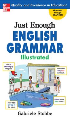 the cover of just enough english grammar illustrated