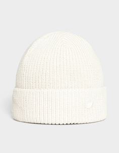 Though you might not have a long day at sea ahead of you, this fisherman's style Adicolor beanie is a perfect companion for blustery days. Its fold-up cuff and tonal Trefoil badge keep things looks crisp while the plain knit build ensures all-day comfort. Toss this adidas beanie in your bag and you'll be good to go the next time a chill sets in. Made with a series of recycled materials, and at least 40% recycled content, this product represents just one of adidas' solutions to help end plastic waste.• 100% polyester (recycled) Beige Adidas, Short Beanie, Adidas Beanie, Plastic Waste, Jd Sports, Recycled Materials, Adidas Originals, The Next, Cuff