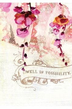 two pink flowers are sitting on top of a piece of paper with the words well in possity