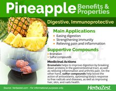 Pineapple | HerbaZest Healthy Night Snacks, Healthful Foods, Crunchy Life, Pineapple Health Benefits, Kombucha Scoby, Pineapple Benefits, Fruit Nutrition, Food Nutrition Facts, Growing Healthy Hair