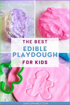 the best edible playdough for kids to make with their own hands and feet