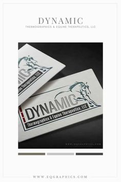 two business cards with the words dynamic on them