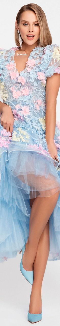 #LightBlue #Pastel #Jadranka #Classy #Floral #Hydrangea #Hortensia  #FashionStyle