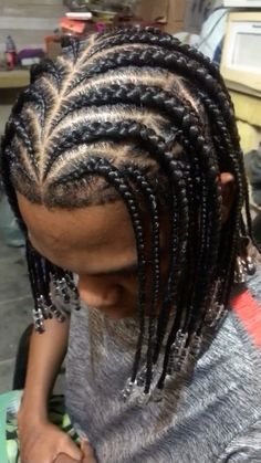 Man Hairstyles Braids, Braids With Front Pieces Out, Unique Braids For Men, Juicy Twists Men, Mens Braid Styles For Men, Dyed Braids Men, Box Braids With Highlights, Twists Black Men Hair