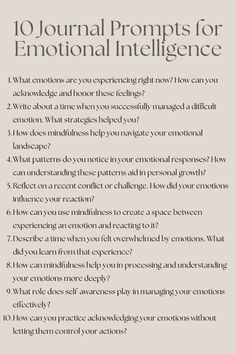 Navigate your emotional landscape with our "Understanding and Managing Emotions" journal prompts! 🌈 These prompts will help you explore and manage your feelings mindfully, offering insights into how emotions shape your experiences. Perfect for those looking to enhance emotional intelligence and find balance in their lives. Begin your path to emotional clarity and resilience today! 🧠💬 #EmotionalWellness #MindfulEmotions #EmotionalIntelligence #JournalingForEmotions #Mindfulness #SelfReflection Emotions Journal, Emotional Landscape, Mindfulness Journal Prompts, Words To Describe Someone, Journal Questions, Bullet Journal Ideas Templates, A Writer's Life, Self Care Bullet Journal, Writing Therapy