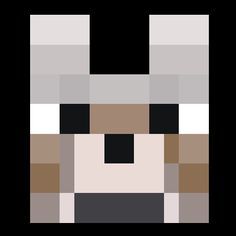 an animal made out of squares on a black background