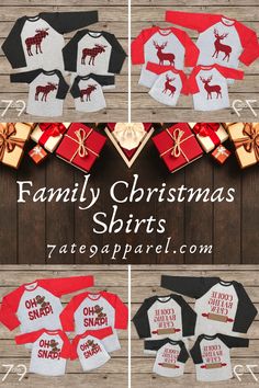 Family Christmas Shirts - Funny Gingerbread Man Matching Family Christmas Pajamas - Men's, Women's, Youth, Toddler, Kid #tshirts #christmastshirt #giftideas #familygiftideas #holidays Babys 1st Halloween, Girls Thanksgiving, Family Christmas Shirts, Funny Christmas Shirts, Fall Kids