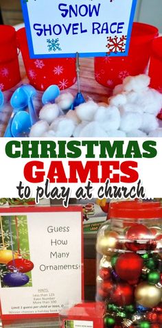 the christmas games to play at church are great for kids and adults, so they can also be played with snow or shovel race