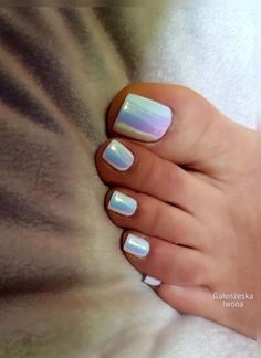 Nails Biab, Glitter Toe Nails, Feet Nail Design, Pedicure Designs Toenails, Pedicure Nail Designs, Gel Toe Nails, Summer Toe Nails