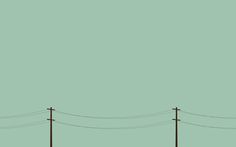 an image of power lines against a green background