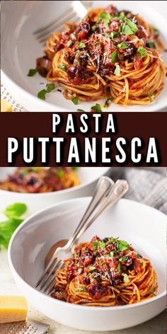 pasta with sauce and parmesan cheese in a white bowl