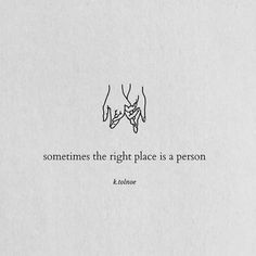 someone's right place is a person by k tolmoe on curiator