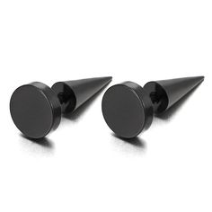 PRICES MAY VARY. Pair 8MM Black Circle Stud Earrings in Stainless Steel for Men and Women, Spiked Screw Back Metal: Stainless Steel Finishing: Polished Gauge: 1MM(0.04")thick; Dimension: length: 19.5MM(0.76"); width: 8MM(0.31");Weight: 3.2g Package: Jewelry Box with Brand Name COOLSTEELANDBEYOND *Condition: 100% brand new
*Code: ME-885-B
*Metal: Stainless Steel
*Finishing: Polished
*Gauge: 1MM(0.04")thick; 
*Dimension: length: 19.5MM(0.76"); width: 8MM(0.31")
*Weight: 3.2g
*Package: Jewelry Box Black Earrings Men, Mens Earrings Studs, Fake Gauge Earrings, Skeleton Bones, Circle Stud Earrings, Outfit Shopping, Black Circle, Black Stud, Circle Earrings Studs