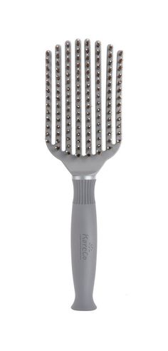 Tangle Buster® Styler brush, featuring the amazing design of our beloved best-selling detangler, with added boar-bristles for dual-action. De-frizz, smooth, add shine and style all hair-types with heat using this wonder hair brush! Full-flex, wide-platform paddle Dual, Easy Glide Nylon & Boar Brushing Bristles Snag & Tangle Free Great on hair extensions Rehydrates, re-conditions and restores hair’s natural moisture balance Great for Wet & Dry Hair Gentle on scalp & hair Great for all hair, texture and curl types (1-4c) Blow dry friendly Brush that's Ideal for Heat Styling Can be used as detangler for dogs, horses and other long-haired pets STYLE & SMOOTH Comfortable non-slip handle grip Available in GRAY Boar Brush, Blow Dry Brush, Beauty Works, Paddle Brush, Healthy Hair Care, Sensitive Scalp, Pet Style, Styling Brush, Types Of Curls