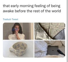 an article about the effects of being awake before the rest of the world is shown