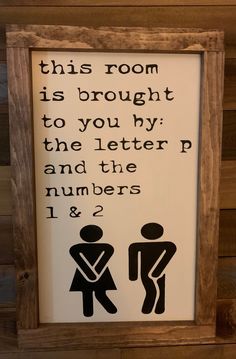 this room is brought to you by the letter p and the numbers 1 & 2