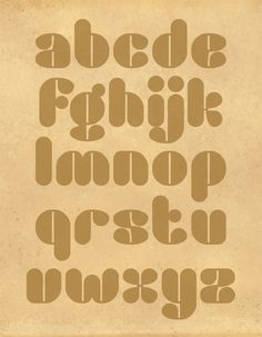 an old fashioned typeface is shown in brown