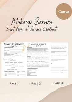 Editable Makeup Contract Template,Freelance Makeup Artist Contract,Makeup Artist,Makeup Contract Template, Cosmetology CANVA TEMPLATE , MUA Makeup Artist Contract, Makeup Contract, Freelance Makeup Artist Business, Employment Form, Makeup Artist Portfolio, Makeup Artist Makeup, Makeup Artist Kit, Artist Makeup, Freelance Makeup Artist