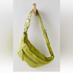 Nwt Wilder Embellished Sling Bag Lime Free People Bags, Faux Leather Handbag, Leather Sling Bag, Western Leather, Boho Bag, Green Bag, Green Leather, Free Bag, Black Faux Leather