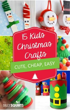 christmas crafts for kids that are easy to make