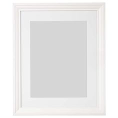 an empty white frame on a white wall with a light gray area in the middle