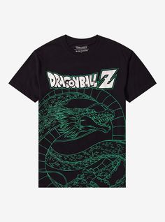 a black t - shirt with an image of a snake on the front and back