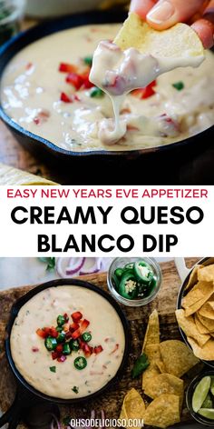 creamy quesoa dip is an easy and delicious appetizer that everyone will love