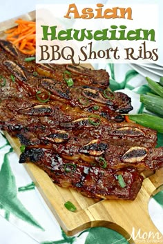 Ono Hawaiian Bbq Beef Recipe, Hawaiian Bbq Ribs, Asian Bbq Ribs, Chinese Short Ribs Recipe, Korean Bbq Short Ribs Recipes, Hawaiian Brisket, Hawaiian Bbq Recipes, Vietnamese Short Ribs Recipe, Hawaiian Short Ribs Recipes