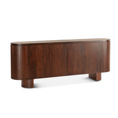 Athens 79 Mid Century Modern Sideboard - World Interiors Modern Media Cabinets, Mid Century Modern Sideboard, Pool Table Room, Meja Tv, Solid Wood Tv Stand, Wood Tv Stand, Table Room, Storage Cabinet Shelves, Wood Tv