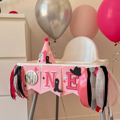 Looking for Girl 1st Birthday decorations?! This eye-catching and stylish Cowgirl Rodeo High Chair Banner is perfect to decorate the first birthday baby's highchair or use as a photo prop, especially for Cake Smash pictures. Designed to matching My 1st Rodeo, Cowgirl Rodeo, Pink party and Disco Rodeo theme Birthday. -- COLOR -- * Hot Pink, Black, Pink, Silver --- DETAILS-- * My First Rodeo decorations made of high-quality design paper * Includes 3 pennants with a disco ball, cowboy hat, boots an Rodeo High Chair Banner, Rodeo Decorations, My 1st Rodeo, Disco Rodeo, Woman Costumes, Cake Smash Pictures, My First Rodeo