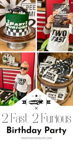 two fast 2 fabulous birthday party ideas