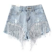 Sequin Beaded Women Denim Shorts Rhinestone Tassel Hot Pants Trousers Fringe New | eBay Rhinestone Fringe Shorts, Carrie Underwood Concert, Denim Rhinestone, Rhinestone Denim, Aztec Shorts, Fringe Shorts, Women Denim Shorts, Rhinestone Fringe, Short Fringe