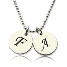 Fashionable Sterling Silver 3 Initials Bar Necklace Chocolate Lovers Quotes, F Love, Alphabet Tattoo, Alphabet Tattoo Designs, Best Friends Gifts, Bridesmaid Necklace Gift, Initial Disc Necklace, Bff Jewelry, Sideways Initial Necklace