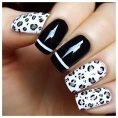 12.2k Followers, 6,203 Following, 767 Posts - See Instagram photos and videos from Nuriss Clark (@nuriss_c) Black And White Nail, Black And White Nail Designs, Cheetah Nail Designs, Black And White Nail Art, Unghie Sfumate, Unghie Nail Art, Cheetah Nails, Leopard Print Nails, Colorful Nail