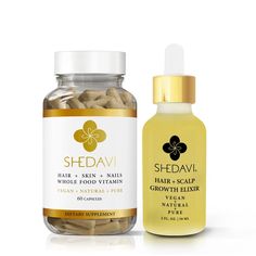 Hair Growth Starter Bundle | Vitamins & Oils | Shedavi Best Hair Growth Vitamins, Blond Rose, Vitamins For Hair, Hair Winter, Scalp Hair Growth, Hair Growth Women, Seasonal Fruits, Hair Growth Secrets