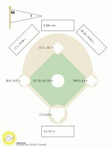 a diagram of a baseball field with the numbers and positions for each player to play